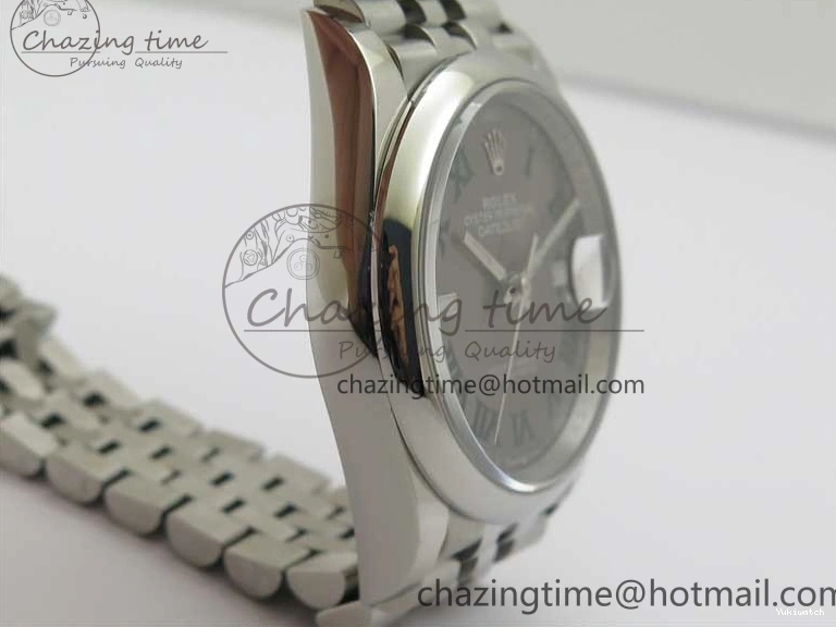 Dial SS Best Roman Jubilee DateJust Edition 126200 1:1 Gray BP Maker 36 Bracelet on 0201